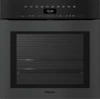 Miele H 7464 BPX Obsidianschwarz matt Griffloser Backofen im perfekt kombinierbaren Design mit Speisenthermometer und LED-Beleuchtung.